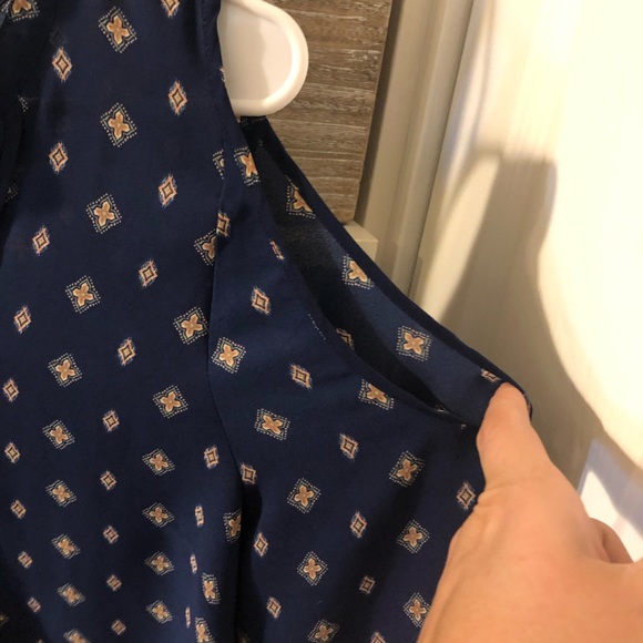 Cold shoulder long sleeve boho pattern - Picture 2 of 4